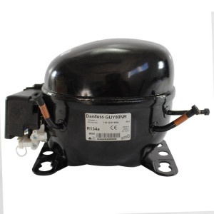 Danfoss GUY80NRB 1/4HP R134a Fractional Refrigeration Compresssor LMBP 115/1/60 (V/Ph/Hz) 123B1303 125B1318 Danfoss GUY80NRB 1/4HP R134a Fractional Refrigeration Compresssor LMBP 115/1/60 (V/Ph/Hz) 123B1303 125B1318