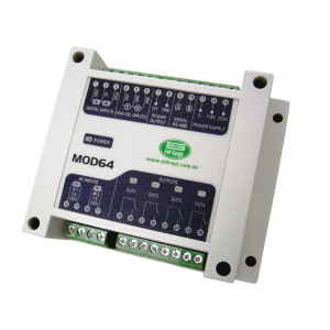 Modulo Expansor 6 Entradas / 4 Salidas 110/220v Full Gauge Mod64 Modulo Expansor 6 Entradas / 4 Salidas 110/220v Full Gauge Mod64