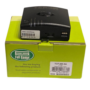 Full Gauge TCP-485 Convertidor (RS-485, Ethernet RJ-45) 1 Cable, 1 Transformador para interconexion con SITRAD Full Gauge TCP-485 Convertidor (RS-485, Ethernet RJ-45) 1 Cable, 1 Transformador para interconexion con SITRAD
