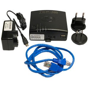 Full Gauge TCP-485 Convertidor (RS-485, Ethernet RJ-45) 1 Cable, 1 Transformador para interconexion con SITRAD Full Gauge TCP-485 Convertidor (RS-485, Ethernet RJ-45) 1 Cable, 1 Transformador para interconexion con SITRAD