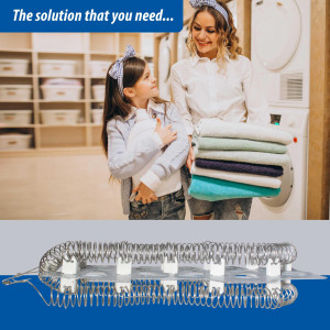 DC47-00019A Appli Parts dryer Heating Element DC47-00019AAP replacement for original part Samsung Dryer and other Compatible Model with heating coil part number  DC47-00019A Appli Parts dryer Heating Element DC47-00019AAP replacement for original part Samsung Dryer and other Compatible Model with heating coil part number