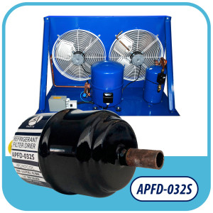 Appli Parts APFD-032S Filtro Secador 1/4 pulg para linea Liquido para Sistemas de Refrigeracion y aire acondicionado 032S ODF Soldable Universal Unidireccional 102mm Largo 25mm Ancho
 Appli Parts APFD-032S Filtro Secador 1/4 pulg para linea Liquido para Sistemas de Refrigeracion y aire acondicionado 032S ODF Soldable Universal Unidireccional 102mm Largo 25mm Ancho