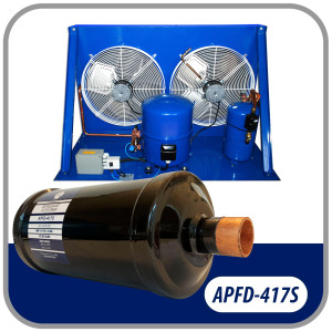 Appli Parts APFD-417S Filtro Secador 7/8 pulg para linea Liquido para Sistemas de Refrigeracion y aire acondicionado 417S ODF Soldable Universal Unidireccional 267mm Largo 95mm Ancho Appli Parts APFD-417S Filtro Secador 7/8 pulg para linea Liquido para Sistemas de Refrigeracion y aire acondicionado 417S ODF Soldable Universal Unidireccional 267mm Largo 95mm Ancho