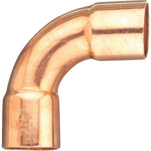Appli Parts AP-C318L 90 Degree Elbow Long turn 3-1/8 in Copper pipe fittings CxC Sweat connections for refrigeration, air conditioning and plumbing applications ACR and Type L copper pipe  Appli Parts AP-C318L 90 Degree Elbow Long turn 3-1/8 in Copper pipe fittings CxC Sweat connections for refrigeration, air conditioning and plumbing applications ACR and Type L copper pipe