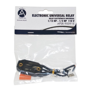 Appli Parts APSR-90091E Relay Electronico Universal 1/12 hasta 1/2 hp, 110 V, rele de estado solido. Para proteccion de motores y compresores  Remplaza RRC-9009 Appli Parts APSR-90091E Relay Electronico Universal 1/12 hasta 1/2 hp, 110 V, rele de estado solido. Para proteccion de motores y compresores  Remplaza RRC-9009