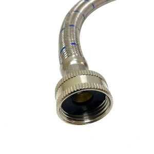 Appli Parts APIH-7234 2-Pack 6 ft Washing Machine Inlet Hose Braided Stainless Steel with Seal 3/4 in NPT Female Fitting works for hot and cold water Appli Parts APIH-7234 2-Pack 6 ft Washing Machine Inlet Hose Braided Stainless Steel with Seal 3/4 in NPT Female Fitting works for hot and cold water