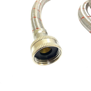 Appli Parts APIH-7234 2-Pack 6 ft Washing Machine Inlet Hose Braided Stainless Steel with Seal 3/4 in NPT Female Fitting works for hot and cold water Appli Parts APIH-7234 2-Pack 6 ft Washing Machine Inlet Hose Braided Stainless Steel with Seal 3/4 in NPT Female Fitting works for hot and cold water