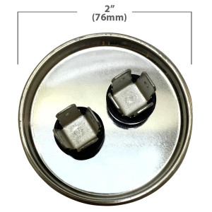 Appli Parts Run Capacitor for ac 70 Mfd uF (microfarads) 370VAC CBB65 Round Universal fit for hvac and other applications in High in Wide CON-70-370-R
 Appli Parts Run Capacitor for ac 70 Mfd uF (microfarads) 370VAC CBB65 Round Universal fit for hvac and other applications in High in Wide CON-70-370-R