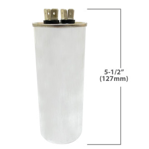 Appli Parts Run Capacitor for ac 70 Mfd uF (microfarads) 370VAC CBB65 Round Universal fit for hvac and other applications in High in Wide CON-70-370-R
 Appli Parts Run Capacitor for ac 70 Mfd uF (microfarads) 370VAC CBB65 Round Universal fit for hvac and other applications in High in Wide CON-70-370-R