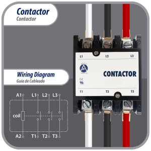 Appli Parts APAC-35024 Heavy Duty 3 Poles Contactor 50 Amp 24 Volts Coil Replacement for ac Compressor and Electrical Applications UL Certified 476929 Appli Parts APAC-35024 Heavy Duty 3 Poles Contactor 50 Amp 24 Volts Coil Replacement for ac Compressor and Electrical Applications UL Certified 476929