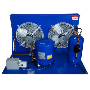 Danfoss OP-HGZ160D32Q Condensing Unit Microchannel Coil 13.5HP MBP 230V/3Ph/60Hz R134,R404,R507 2 Fans with Reciprocating Compressor MTZ100-3 114N3338