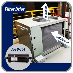 Appli Parts APFD-304 Filtro Secador 1/2 pulg para linea Liquido para Sistemas de Refrigeracion y aire acondicionado 304 SAE Rosca Universal Unidireccional 267mm Largo 100mm Ancho
 Appli Parts APFD-304 Filtro Secador 1/2 pulg para linea Liquido para Sistemas de Refrigeracion y aire acondicionado 304 SAE Rosca Universal Unidireccional 267mm Largo 100mm Ancho