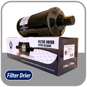 Appli Parts APFD-304 Filtro Secador 1/2 pulg para linea Liquido para Sistemas de Refrigeracion y aire acondicionado 304 SAE Rosca Universal Unidireccional 267mm Largo 100mm Ancho
 Appli Parts APFD-304 Filtro Secador 1/2 pulg para linea Liquido para Sistemas de Refrigeracion y aire acondicionado 304 SAE Rosca Universal Unidireccional 267mm Largo 100mm Ancho