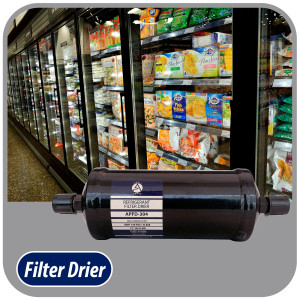 Appli Parts APFD-304 Filtro Secador 1/2 pulg para linea Liquido para Sistemas de Refrigeracion y aire acondicionado 304 SAE Rosca Universal Unidireccional 267mm Largo 100mm Ancho
 Appli Parts APFD-304 Filtro Secador 1/2 pulg para linea Liquido para Sistemas de Refrigeracion y aire acondicionado 304 SAE Rosca Universal Unidireccional 267mm Largo 100mm Ancho