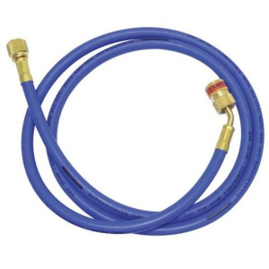 Uniweld EZM5B Manguera de Manometro 60 pulg, 120 cm, Azul, Conexiones 1/4 x 5/16, CFC,HCFC,HFC,R410, Ez-Turn, Anti-Blowback Uniweld EZM5B Manguera de Manometro 60 pulg, 120 cm, Azul, Conexiones 1/4 x 5/16, CFC,HCFC,HFC,R410, Ez-Turn, Anti-Blowback