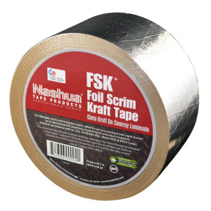 Tape/Cinta De Aluminio Para Ducteria 2"X50yds Nashua Fsk Reforzado Tape/Cinta De Aluminio Para Ducteria 2"X50yds Nashua Fsk Reforzado