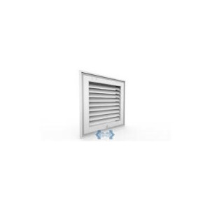 Return Grille 36in x 12in Vermont Standard with 45 degrees blades White aluminum  R45LB36001200