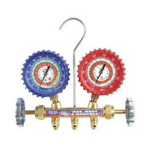 Uniweld QAL5SM Juego de Manometro para R134a,R404a,R22 Manguera Soft Magic, psi,Farenheit