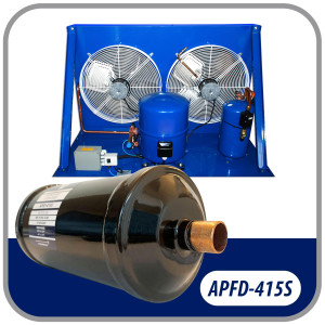 Appli Parts APFD-415S Filtro Secador 5/8 pulg para linea Liquido para Sistemas de Refrigeracion y aire acondicionado 415S ODF Soldable Universal Unidireccional 241mm Largo 95mm Ancho Appli Parts APFD-415S Filtro Secador 5/8 pulg para linea Liquido para Sistemas de Refrigeracion y aire acondicionado 415S ODF Soldable Universal Unidireccional 241mm Largo 95mm Ancho