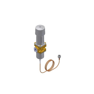 Danfoss  003N6025 Valvula Control de Presion de Agua WVFX 15 1/2pulg NPT x 1/4pulg Flare con Capilar de 35pulg 