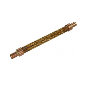 Appli Parts APVE-38 3/8 in Vibration Absorber Eliminator Sweat Connections 8-1/4 in Long 700 psi Max working and 3,265 psi Burst pressure Appli Parts APVE-38 3/8 in Vibration Absorber Eliminator Sweat Connections 8-1/4 in Long 700 psi Max working and 3,265 psi Burst pressure