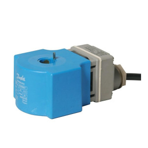 Danfoss 018Z0291 Bobina para Solenoide 24 VDC, 60 Hz, 23 W, IP65, BL024D, Cable de 2 m Danfoss 018Z0291 Bobina para Solenoide 24 VDC, 60 Hz, 23 W, IP65, BL024D, Cable de 2 m