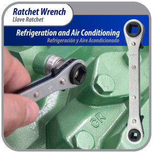 Appli Parts APT-RW122 Llave Ratchet 1/4 - 3/8 - 3/16 - 5/16 pulg, herramienta para servicios de sistemas de Aire Acondicionado y Refrigeracion Appli Parts APT-RW122 Llave Ratchet 1/4 - 3/8 - 3/16 - 5/16 pulg, herramienta para servicios de sistemas de Aire Acondicionado y Refrigeracion