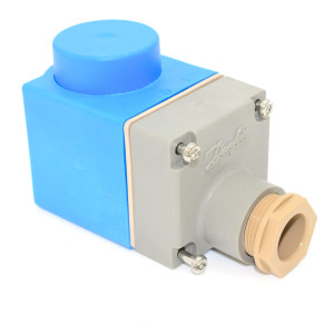 Danfoss 018F6714 Bobina para Solenoide 220 V, 60 Hz, 13 W, IP67, Caja de Conexion