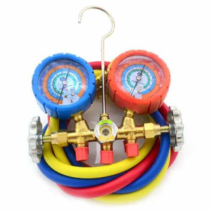 Juego Manometro R12/R22/R134/R404 Bronce Incluye Mangueras 90cm Con Visor 1/4sae Appli Parts Apmg-A2b36s Juego Manometro R12/R22/R134/R404 Bronce Incluye Mangueras 90cm Con Visor 1/4sae Appli Parts Apmg-A2b36s