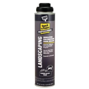 Pro Landscape Exterior Filler Adhesive Black Foam 24oz 7565002450