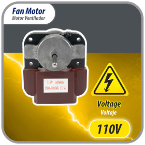 Appli Parts APFM-500 8 W Motor Ventilador, 110 V, 50/60 Hz, 0.16 A, 2800 rpm, rotacion CCW remplazo Universal para Evaporadores LG, Samsung, J500-00024K y otros Appli Parts APFM-500 8 W Motor Ventilador, 110 V, 50/60 Hz, 0.16 A, 2800 rpm, rotacion CCW remplazo Universal para Evaporadores LG, Samsung, J500-00024K y otros