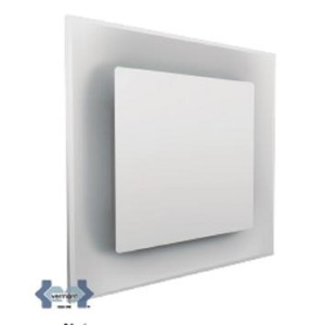Difusor Plafon con Placa Cuadrada Aluminio Blanco 10" Diametro DPLLB10 Vermont  