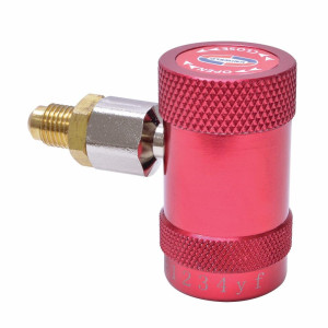 Quick Coupler R1234yf Red High With 1/4" Adaptor Uniweld 90494 Quick Coupler R1234yf Red High With 1/4" Adaptor Uniweld 90494