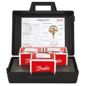 Danfoss 067L7000 3 - 5TR Valvula de Expansion Termostaticas Kit, TR 6, R410A, 3/8x3/8 pulg Soldable, ODF, Incluye 067L5955 3TR,  067L5956 4TR y 067L5957 5TR para Aire Acondicionado
