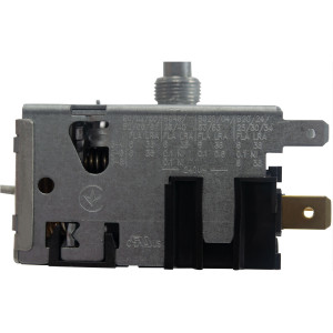 Danfoss 077B7274 Thermostat Refrigerators Automatic Defrost control 077B6039 Cold Cut-in 40.1F Cold cut-out 13.1F Warm Cut-in 40.1F Warm Cut-out 24.8F Capillary tube length 47.2in B6 CT-35-D
 Danfoss 077B7274 Thermostat Refrigerators Automatic Defrost control 077B6039 Cold Cut-in 40.1F Cold cut-out 13.1F Warm Cut-in 40.1F Warm Cut-out 24.8F Capillary tube length 47.2in B6 CT-35-D