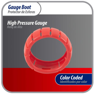Appli Parts APMG-GBR Protector Rojo 2.5 pulg para Esferas de Manometro Alta presion, para Manom de Refrigeracion y Aire Acondicionado Appli Parts APMG-GBR Protector Rojo 2.5 pulg para Esferas de Manometro Alta presion, para Manom de Refrigeracion y Aire Acondicionado