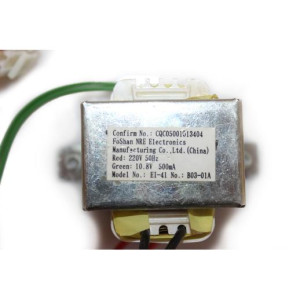 ecox Transformer universal applications input 220V output 10.8V 500ma with base EI-41 ecox Transformer universal applications input 220V output 10.8V 500ma with base EI-41