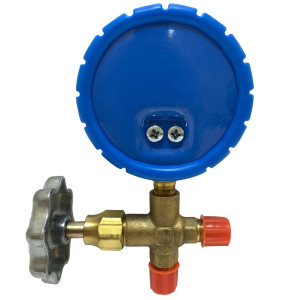 Appli Parts APMG-A2L Manometro Sencillo Baja presion R12/R134/R22/R404 analogo con escala de temperatura en Celsius y conexiones de 1/4 de pulg Appli Parts APMG-A2L Manometro Sencillo Baja presion R12/R134/R22/R404 analogo con escala de temperatura en Celsius y conexiones de 1/4 de pulg