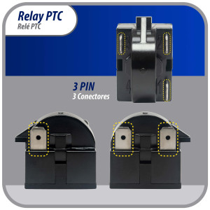 Appli Parts APSR-4002P Mini Fridge relay switch 3 pin 4.7 Ohm 110V Universal PTC Start relay replacement part for multiple brands of refrigerators wine cooler Appli Parts APSR-4002P Mini Fridge relay switch 3 pin 4.7 Ohm 110V Universal PTC Start relay replacement part for multiple brands of refrigerators wine cooler