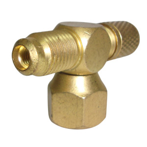 Appli Parts APAT-3X14 Valvula de Acceso T 9603AP 1/4 pulg M Flare Acceso x 1/4 pulg M Flare x 1/4 pulg H Flare con Conector en Extremo Appli Parts APAT-3X14 Valvula de Acceso T 9603AP 1/4 pulg M Flare Acceso x 1/4 pulg M Flare x 1/4 pulg H Flare con Conector en Extremo