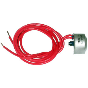 Appli Parts APBT-L70C Bimetal Termico 2 Cables Abre a 21C y Cierra a 10C, con clip, cables de colores rojo y rojo, Referencia BIM-70 / Termodisco Appli Parts APBT-L70C Bimetal Termico 2 Cables Abre a 21C y Cierra a 10C, con clip, cables de colores rojo y rojo, Referencia BIM-70 / Termodisco