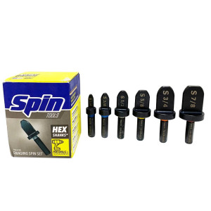 Juego Expansor Spin Para Taladro, 6 Puntas: 1/4pulg, 3/8pulg, 1/2pulg, 5/8pulg, 3/4pulg, 7/8pulg S6000 Juego Expansor Spin Para Taladro, 6 Puntas: 1/4pulg, 3/8pulg, 1/2pulg, 5/8pulg, 3/4pulg, 7/8pulg S6000