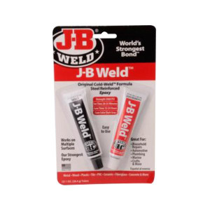 Epoxy J-B Weld 2 Part easy convenient and inexpensive alternative to welding soldering and brazing JB8265 Epoxy J-B Weld 2 Part easy convenient and inexpensive alternative to welding soldering and brazing JB8265