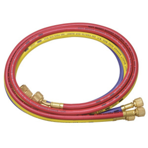 Uniweld HC5SMB 60 pulg, Mangueras para Manometros, Roja, Amarilla y Azul, 1/4 pulg Conexion, para uso en Refrigeracion y Aire Acondicionado, CFC,HCFC,HFC, Soft Magic Barrier Uniweld HC5SMB 60 pulg, Mangueras para Manometros, Roja, Amarilla y Azul, 1/4 pulg Conexion, para uso en Refrigeracion y Aire Acondicionado, CFC,HCFC,HFC, Soft Magic Barrier