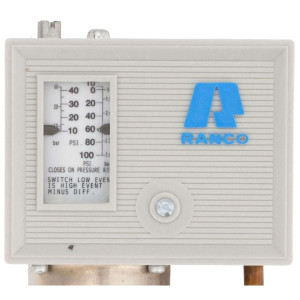 Ranco O10-1483 Presostato de Baja Sencillo, Presion 10 pulg a 100 psig, Diferencial de 10 a 40 psi, Capilar de 36 pulg, para sistemas de Refrigeracion Ranco O10-1483 Presostato de Baja Sencillo, Presion 10 pulg a 100 psig, Diferencial de 10 a 40 psi, Capilar de 36 pulg, para sistemas de Refrigeracion