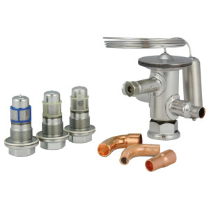 Danfoss 068U4900 Valvula de Expansion Termostatica Kit para Ice Machines R404A/R507 TUA Internal Equalization 1/4 x 3/8 ODF Kit Includes 068U1231 Valve and Orificios 1, 3, 5 Danfoss 068U4900 Valvula de Expansion Termostatica Kit para Ice Machines R404A/R507 TUA Internal Equalization 1/4 x 3/8 ODF Kit Includes 068U1231 Valve and Orificios 1, 3, 5