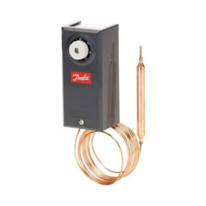Danfoss 060L2151 Termostato KPU19 -34C a 27C con Reset Automatico, Tubo Capilar de 200mm Danfoss 060L2151 Termostato KPU19 -34C a 27C con Reset Automatico, Tubo Capilar de 200mm