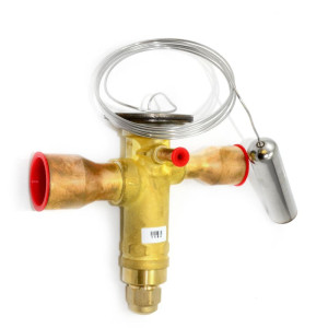 Danfoss 067N3152 4.5TR Valvula de Expansion Termostatica, TGE, R410A,R32, 1/2x7/8 pulg Soldable, ODF, 1/4 pulg Ecualizacion externa, Bi-flow, -40 a 10 C remplaza 067N3172
