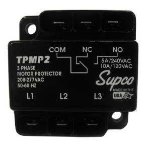 Supco Three Phase Motor Protector 208-277vac/50-60hz Tpmp2