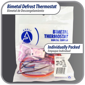 Appli Parts APBT-S2008FP Bimetal Termico Tipo Asiatico 3 Cables Abre 12 C y Cierra -5 C Fusible a 72C Naranja / Rojo / Marron, Remplaza BIM-2008 Termodisco Appli Parts APBT-S2008FP Bimetal Termico Tipo Asiatico 3 Cables Abre 12 C y Cierra -5 C Fusible a 72C Naranja / Rojo / Marron, Remplaza BIM-2008 Termodisco